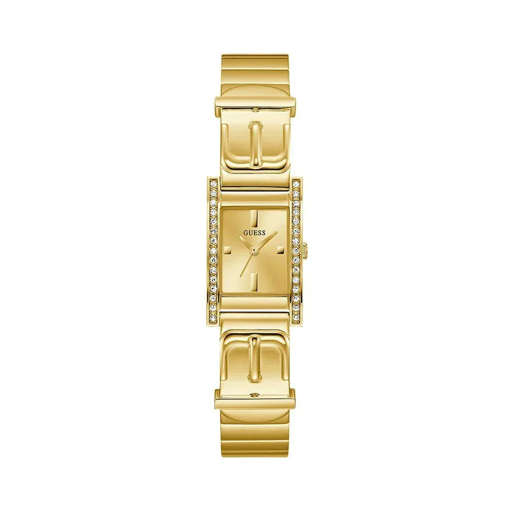 GUESS Montre GUESS Femme Sasha Champagne en Acier Doré GW0939L2