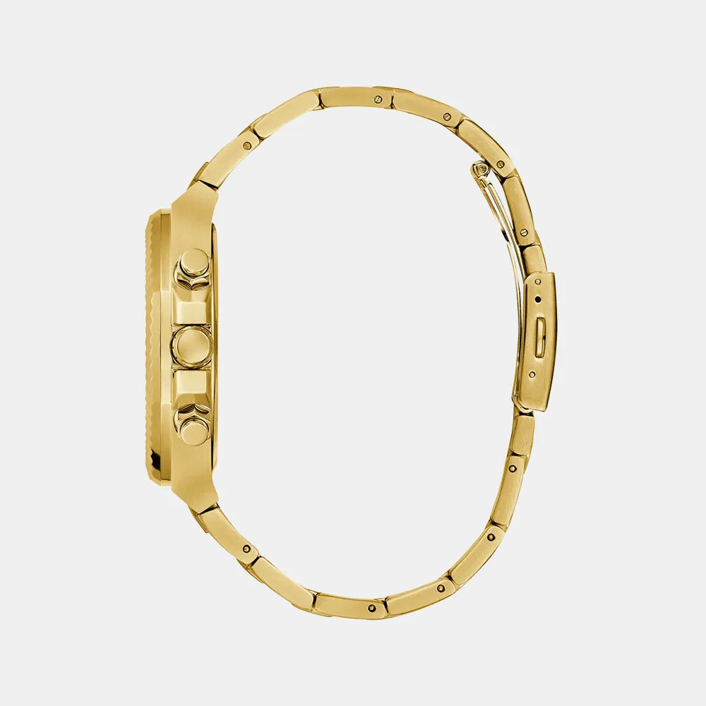 GUESS Montre GUESS Homme Equity en Acier Doré GW0703G2