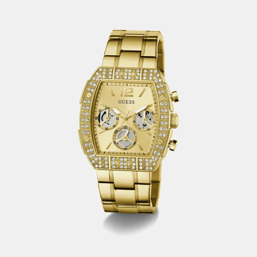 GUESS Montre GUESS Homme PHOENIX en Acier Doré GW1068G2