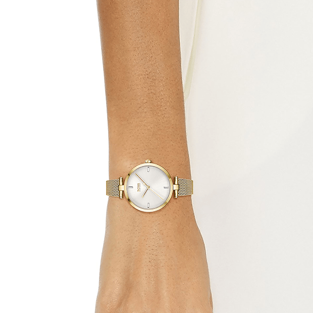 HUGO BOSS Montre HUGO BOSS Majesty Femme en Acier Milanais 1502586