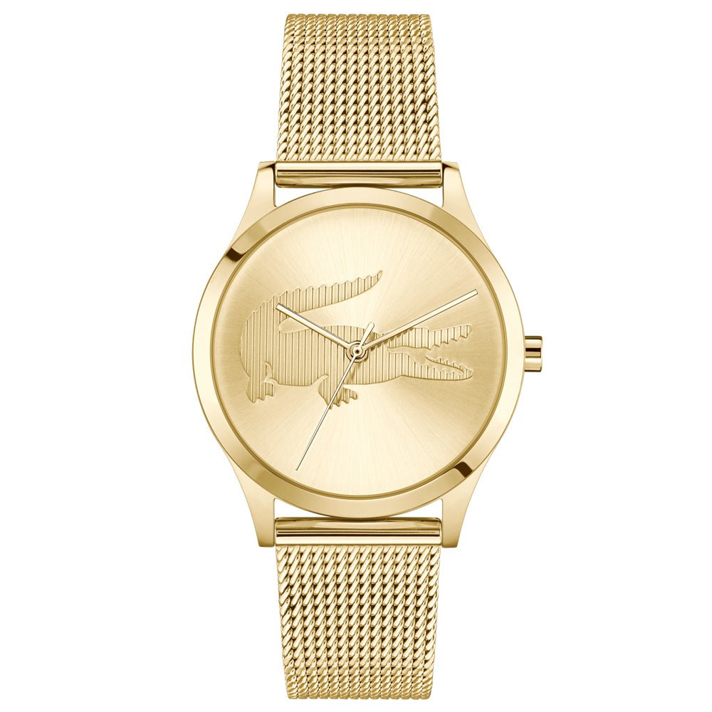 LACOSTE Montre LACOSTE Femme Crocodelle en Acier Doré 2001416