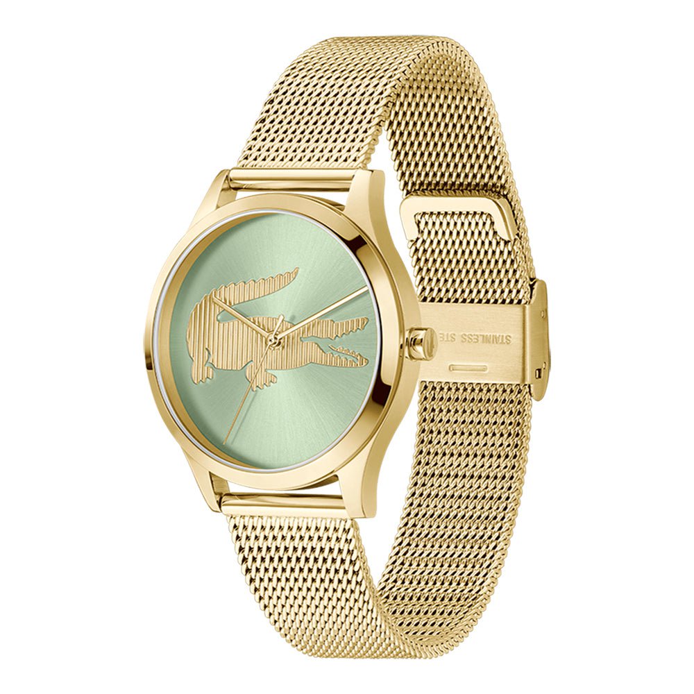 LACOSTE Montre LACOSTE Femme Crocodelle en Acier Doré 2001417