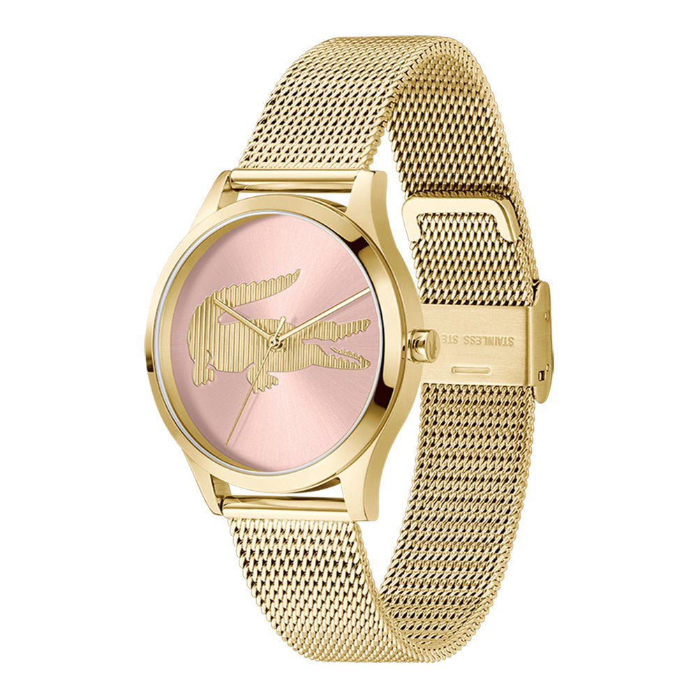 LACOSTE Montre LACOSTE Femme Crocodelle en Acier Doré 2001418