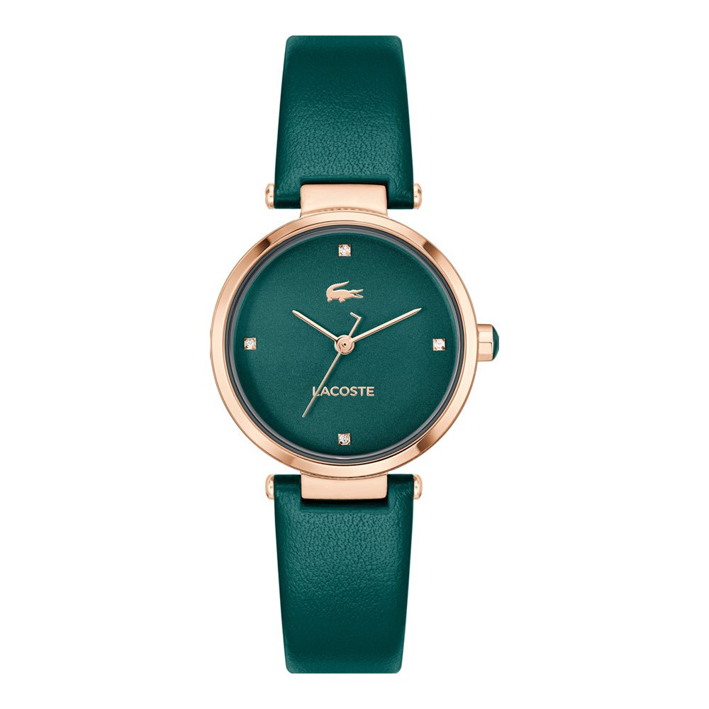 LACOSTE Montre LACOSTE Femme Orba en Cuir Vert 2001424