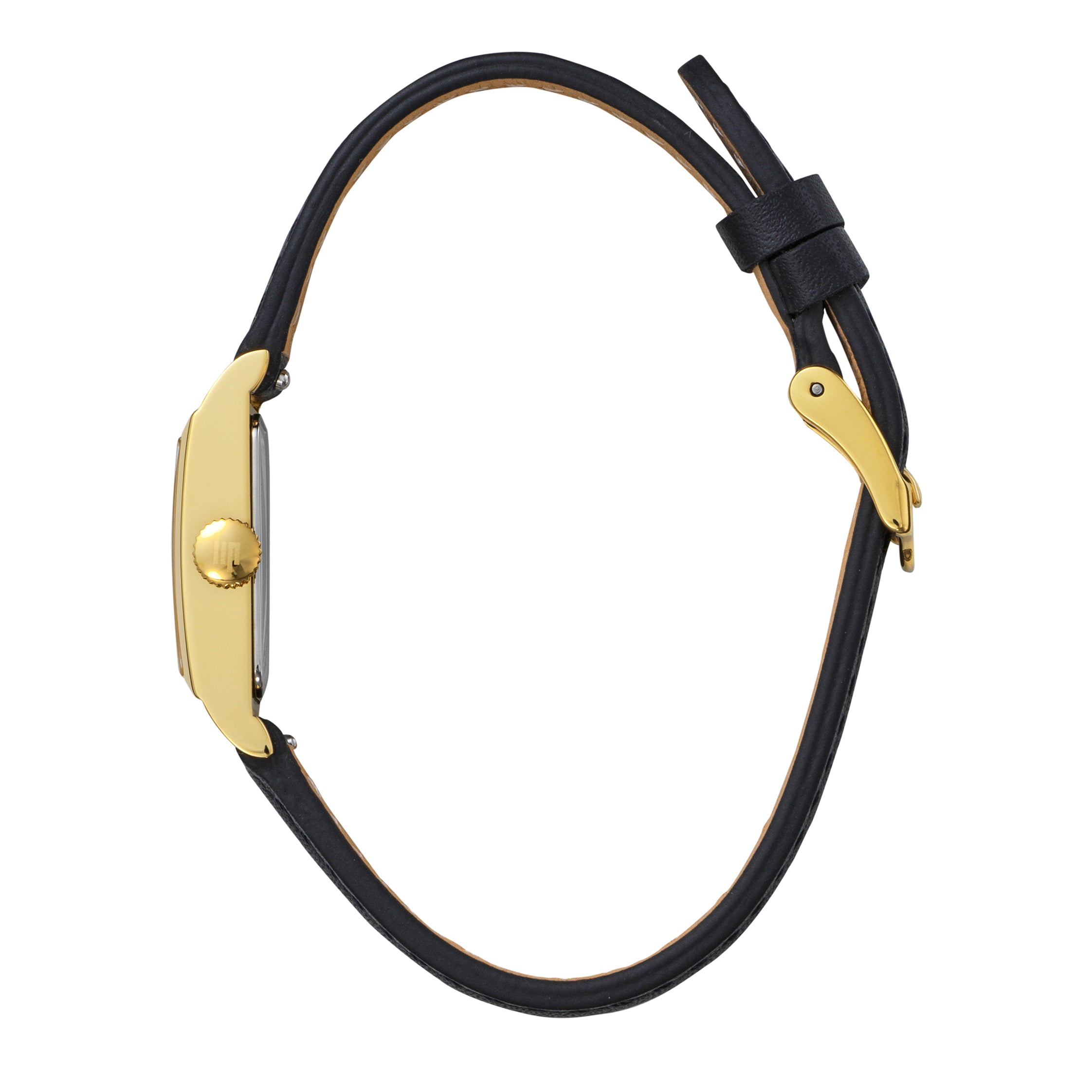 LIP Montre LIP Femme Churchill en Cuir Noir 671932