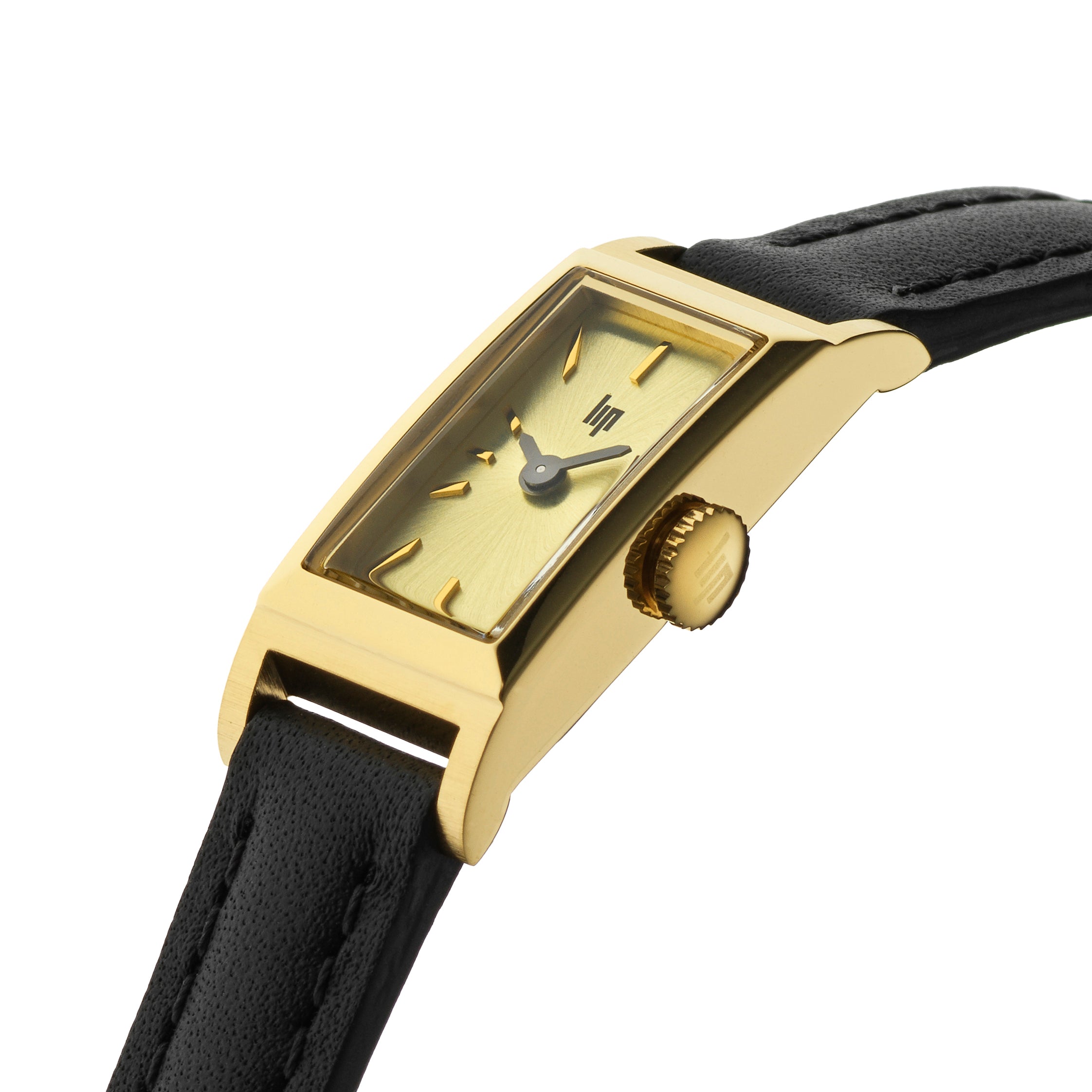 LIP Montre LIP Femme Churchill en Cuir Noir 671932