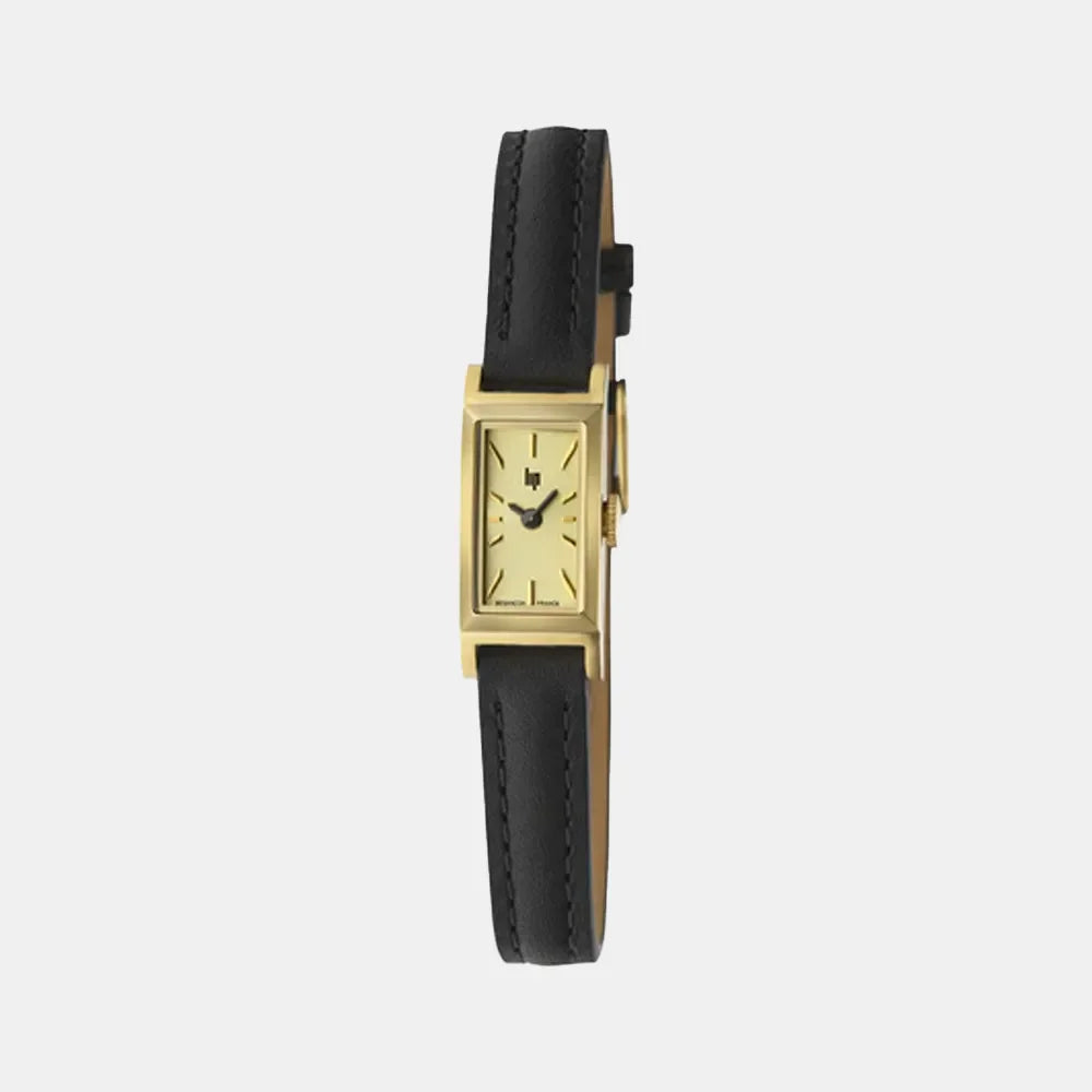 LIP Montre LIP Femme Churchill en Cuir Noir 671932