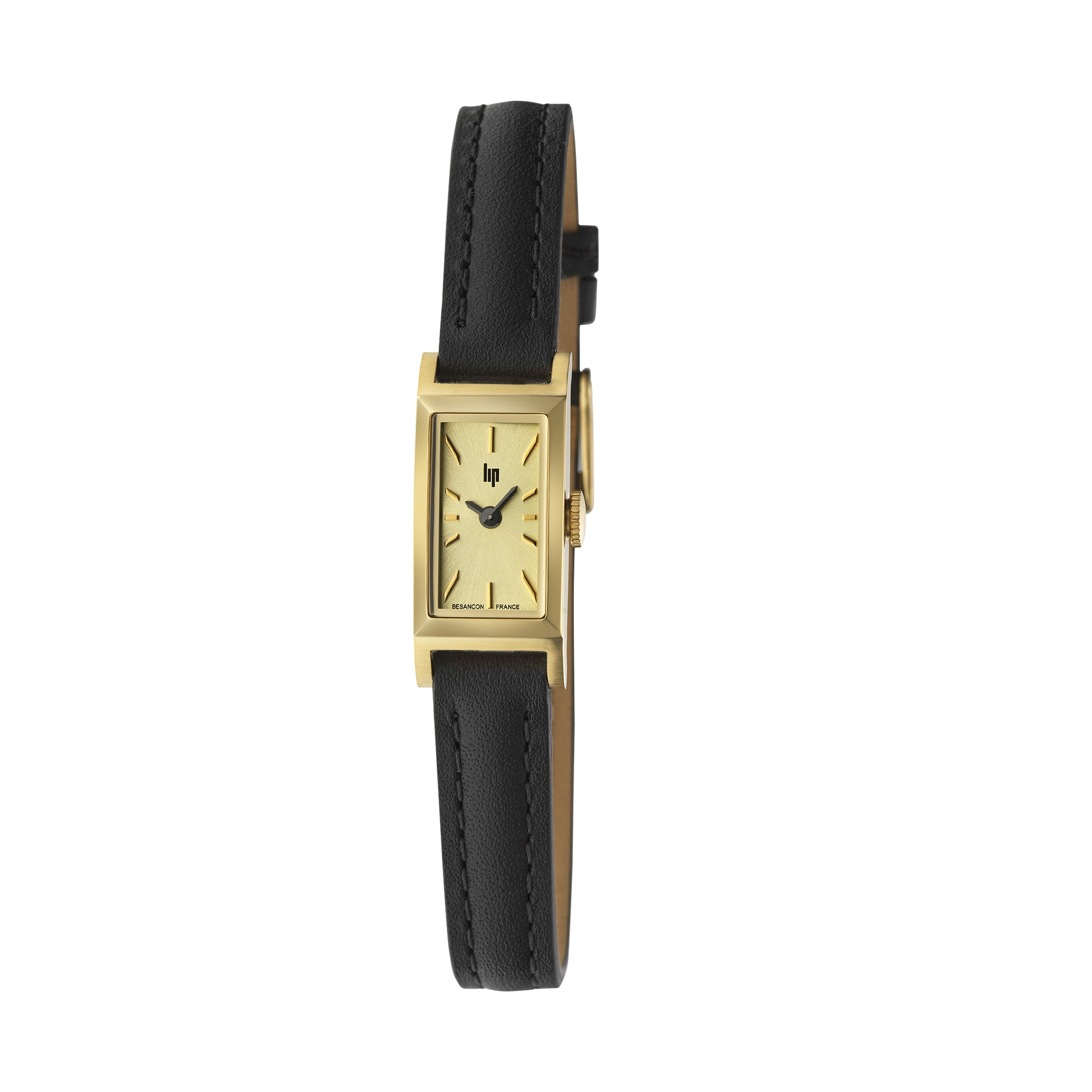 LIP Montre LIP Femme Churchill en Cuir Noir 671932