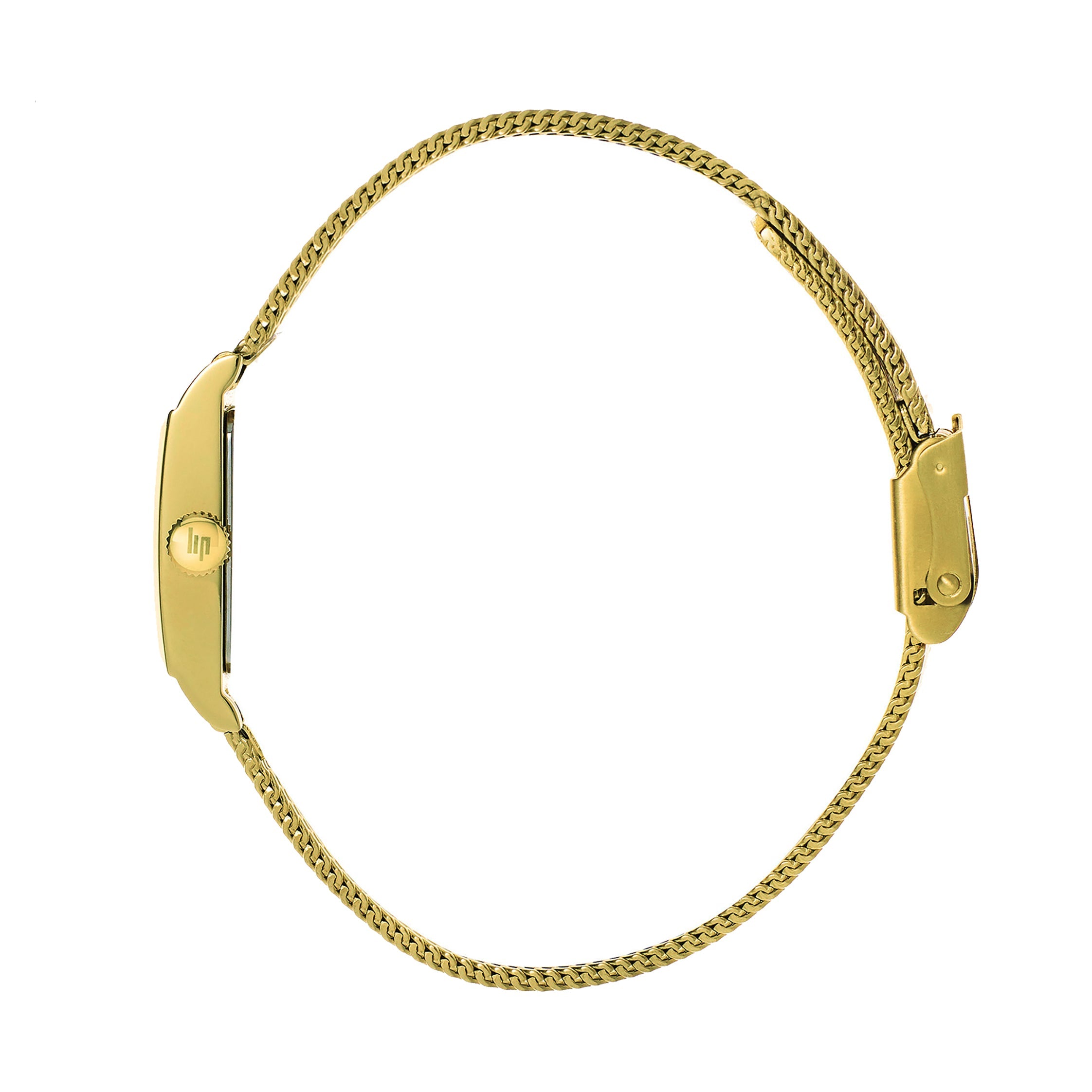 LIP Montre LIP Femme Churchill T13 en Acier Milanais Doré 671226