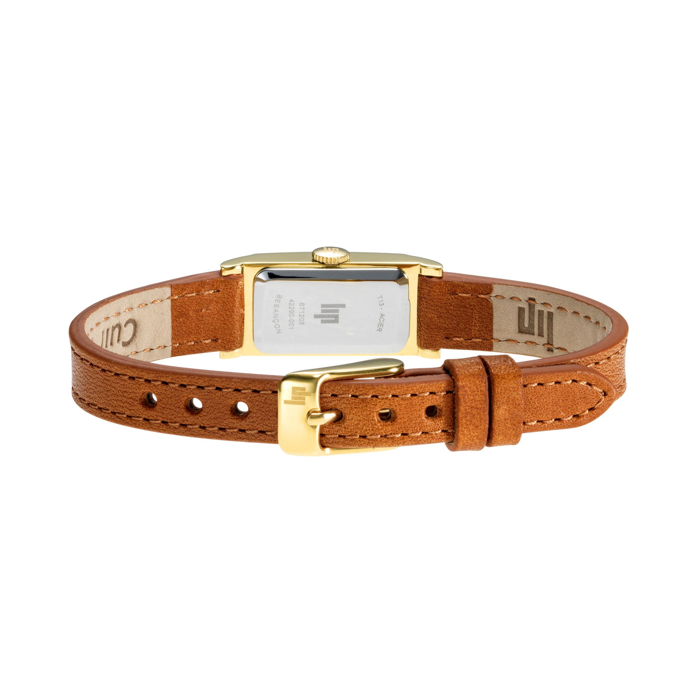 LIP Montre LIP Femme Churchill T13 en Cuir 671205