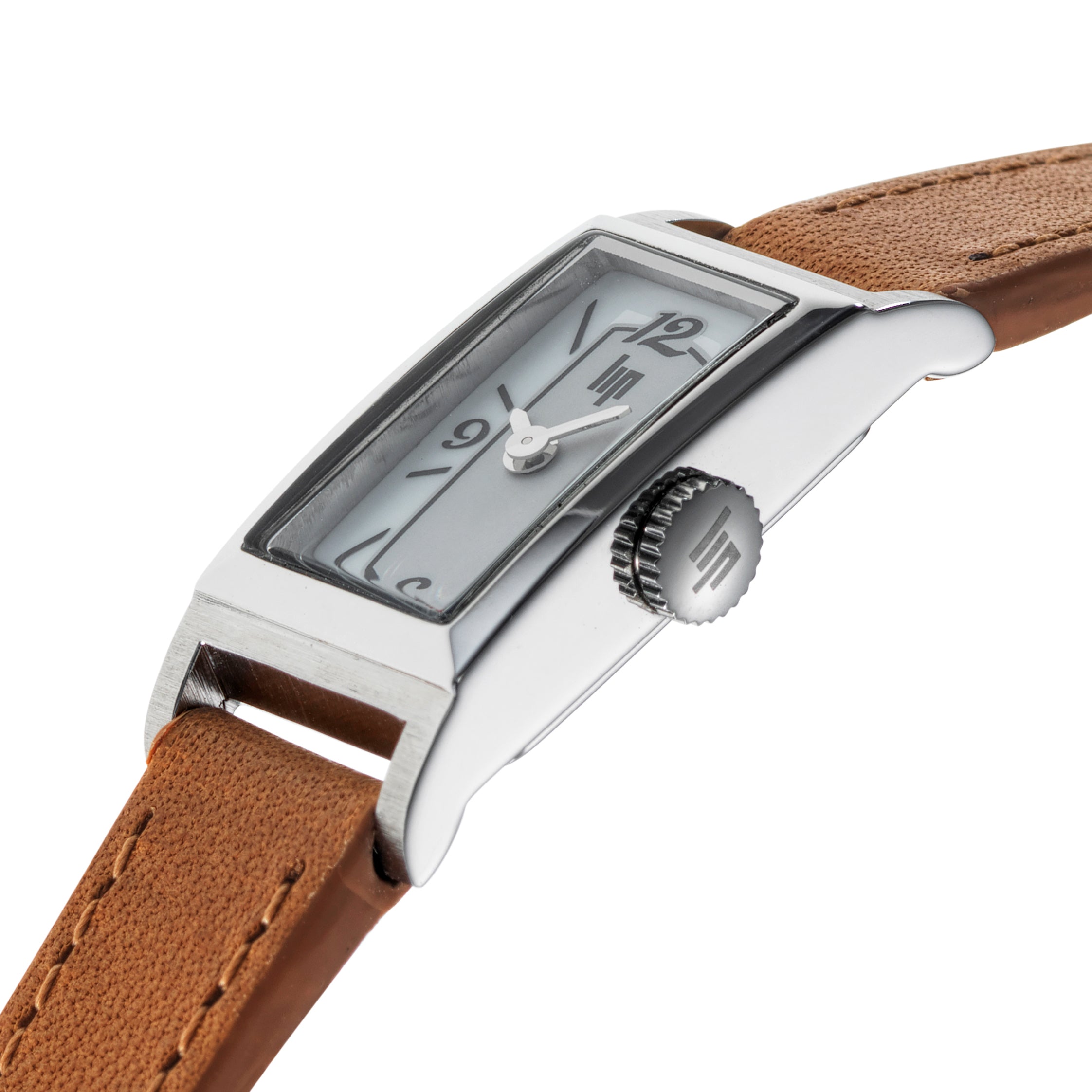 LIP Montre LIP Femme Churchill T13 en Cuir Marron 671206