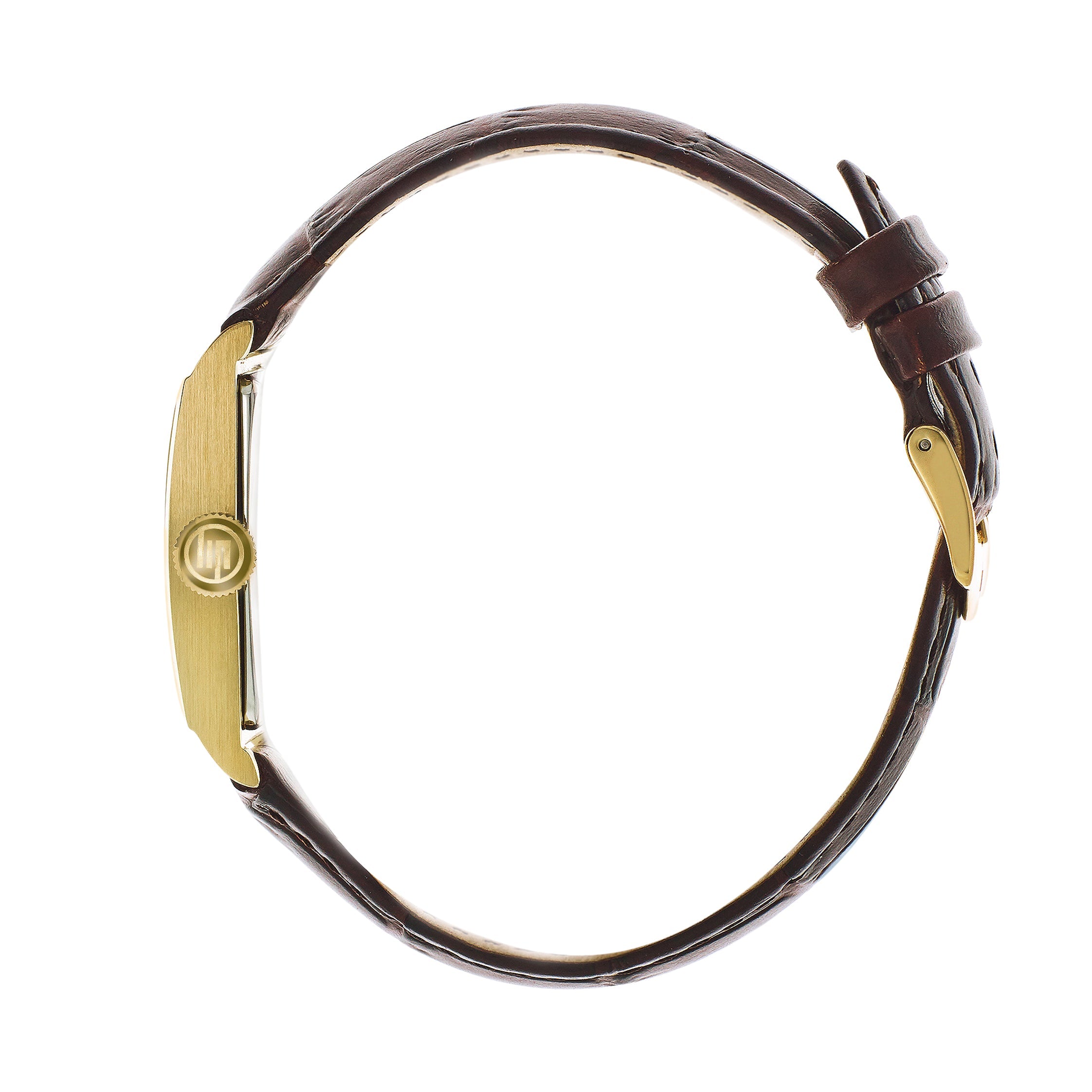 LIP Montre LIP Femme Churchill T18 en Cuir Marron 671006