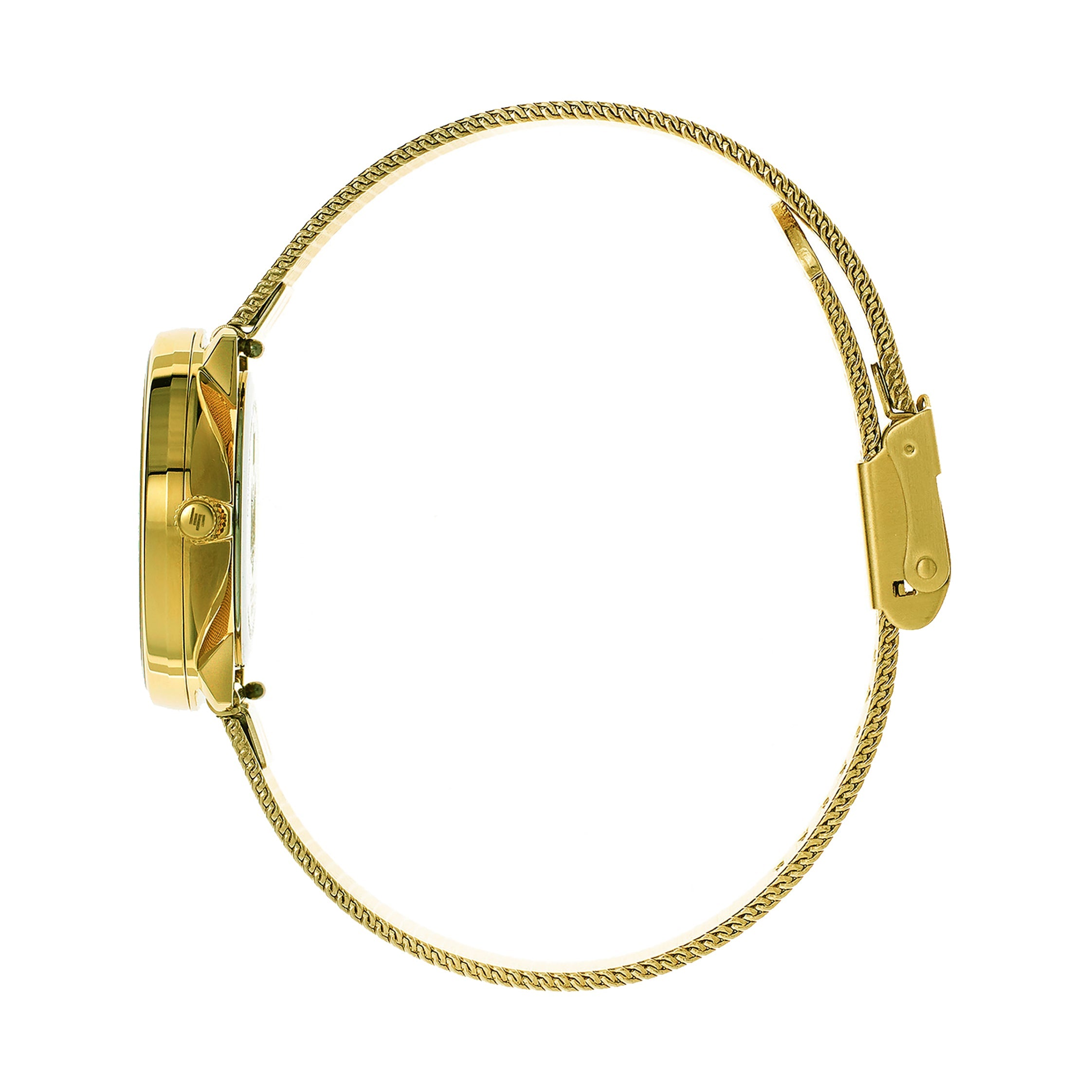 LIP Montre LIP Femme Dauphine en Acier Milanais Doré 671474