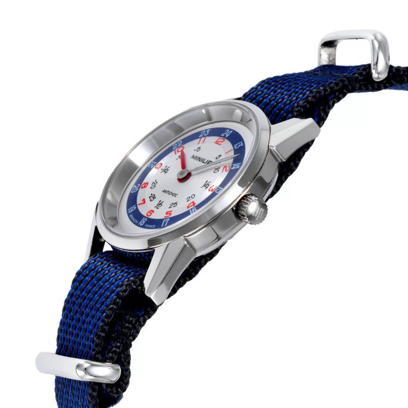 LIP Montre LIP Femme MiniLip en Nylon Bleu 671971