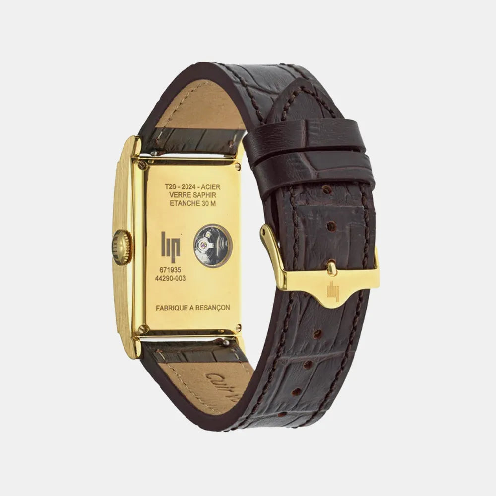 LIP Montre LIP Homme Churchill Automatique en Cuir 671935