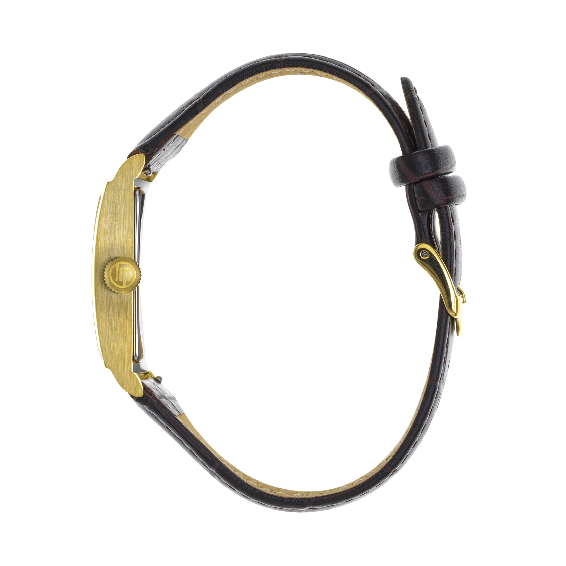 LIP Montre LIP Homme Churchill en Cuir Marron 671928