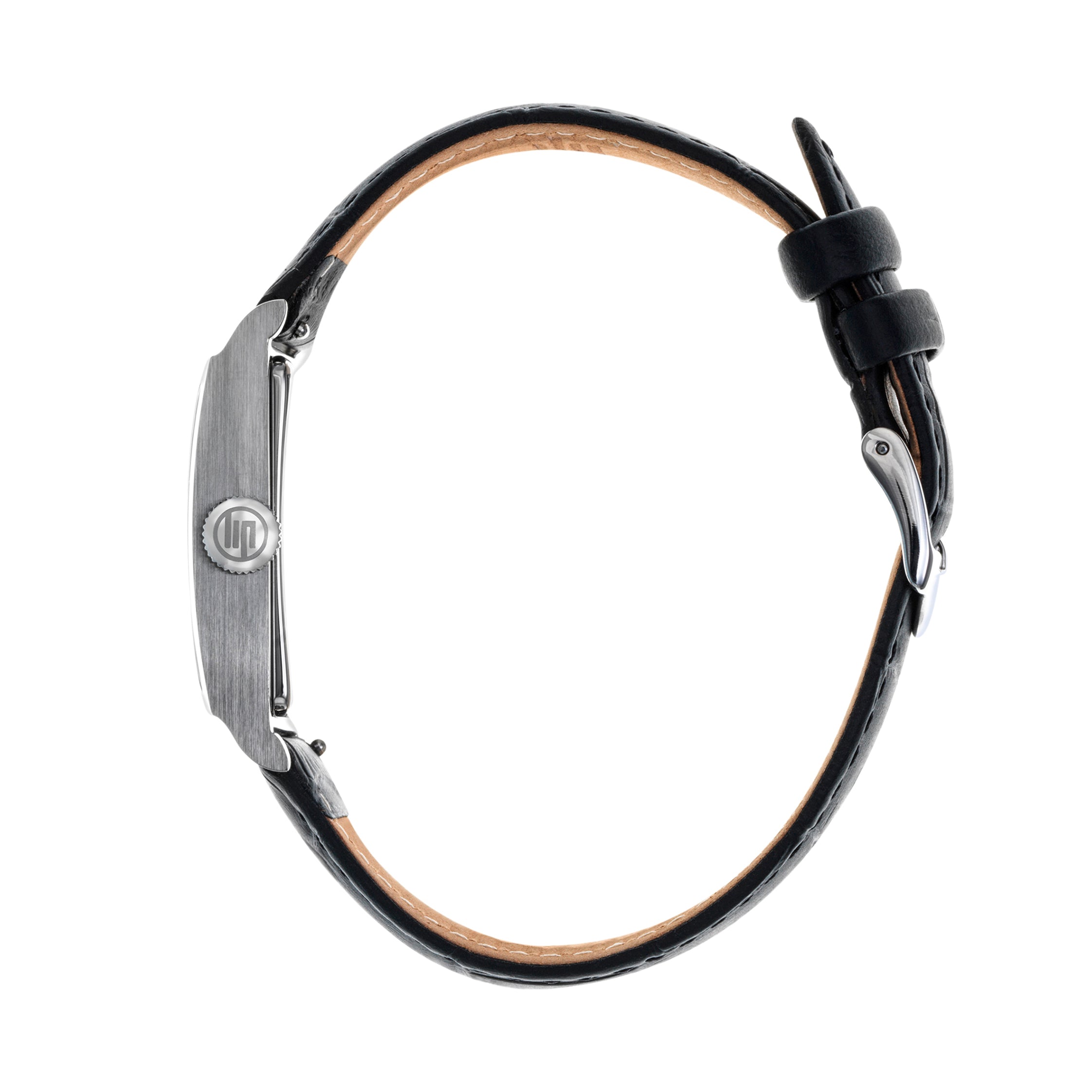 LIP Montre LIP Homme Churchill en Cuir Noir 671929