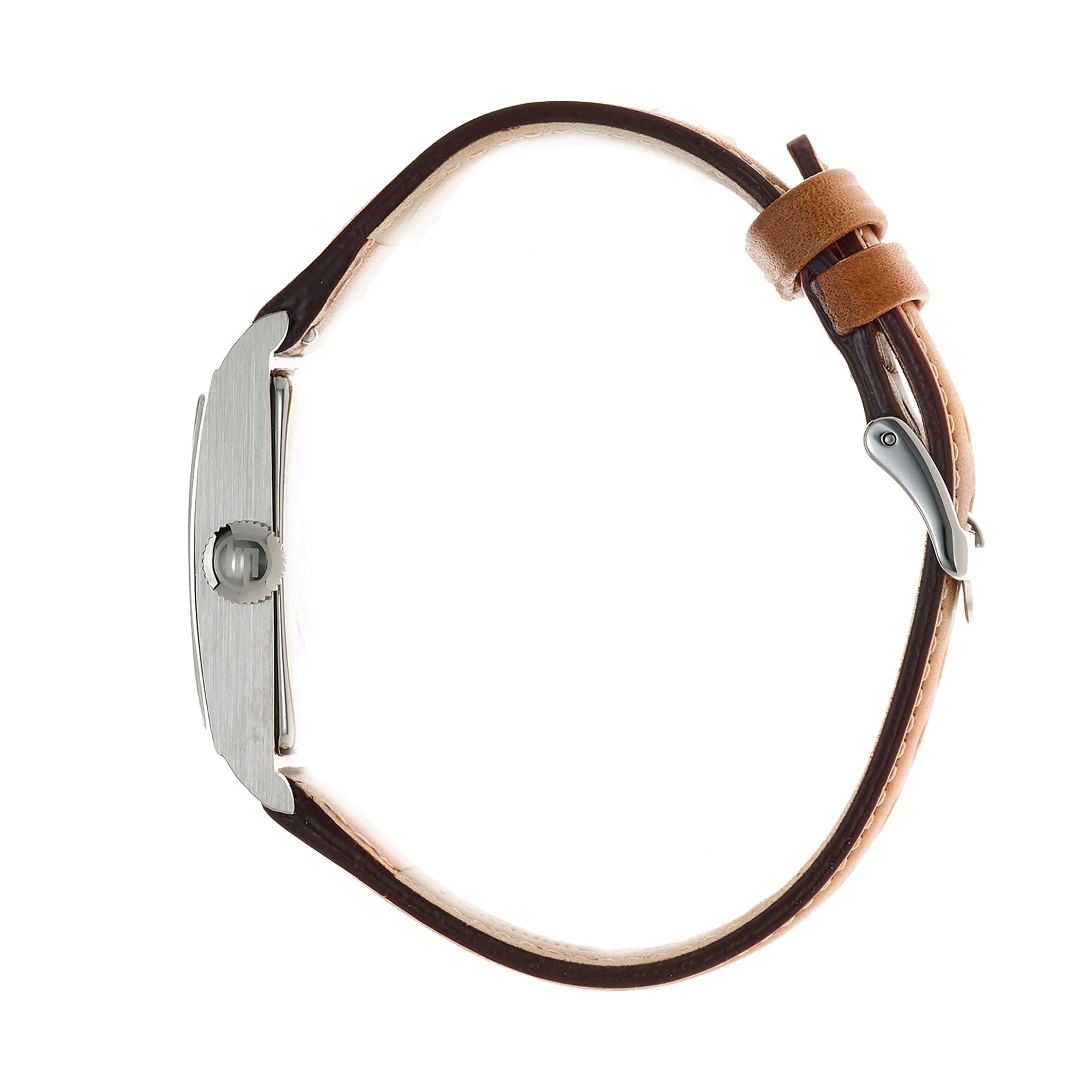 LIP Montre LIP Homme Churchill T18 en Cuir Marron 671015