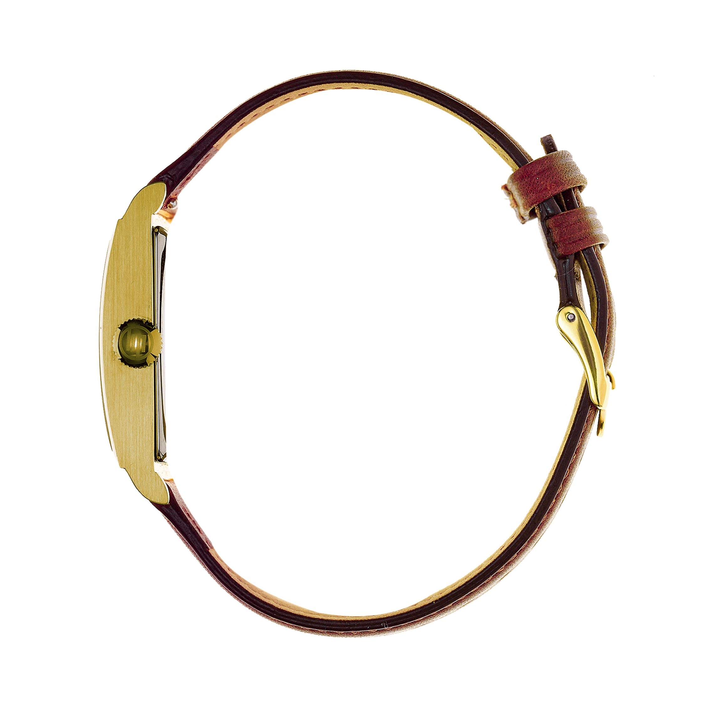 LIP Montre LIP Homme Churchill T24 en Cuir Marron 671277