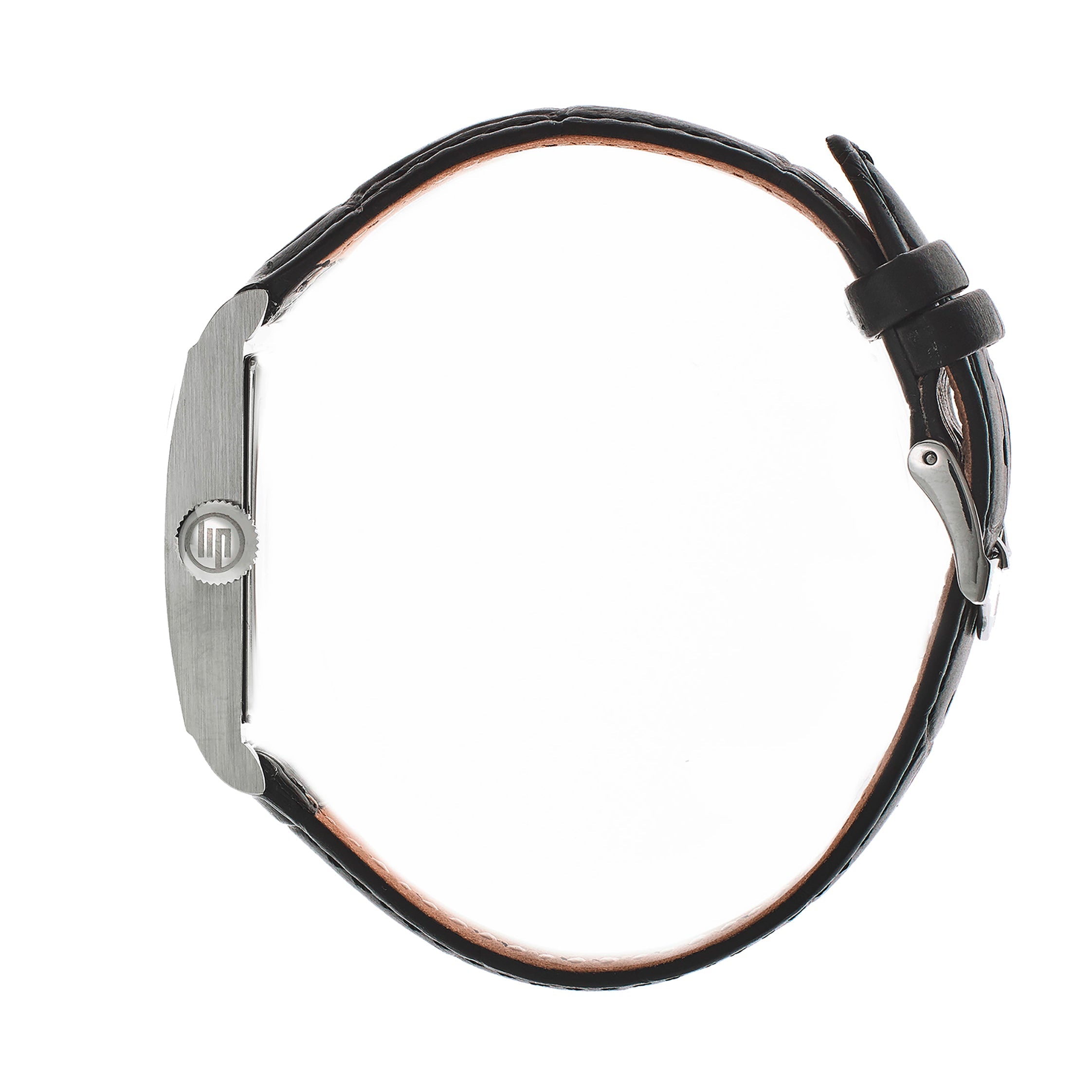 LIP Montre LIP Homme Churchill T24 en Cuir Noir 671270