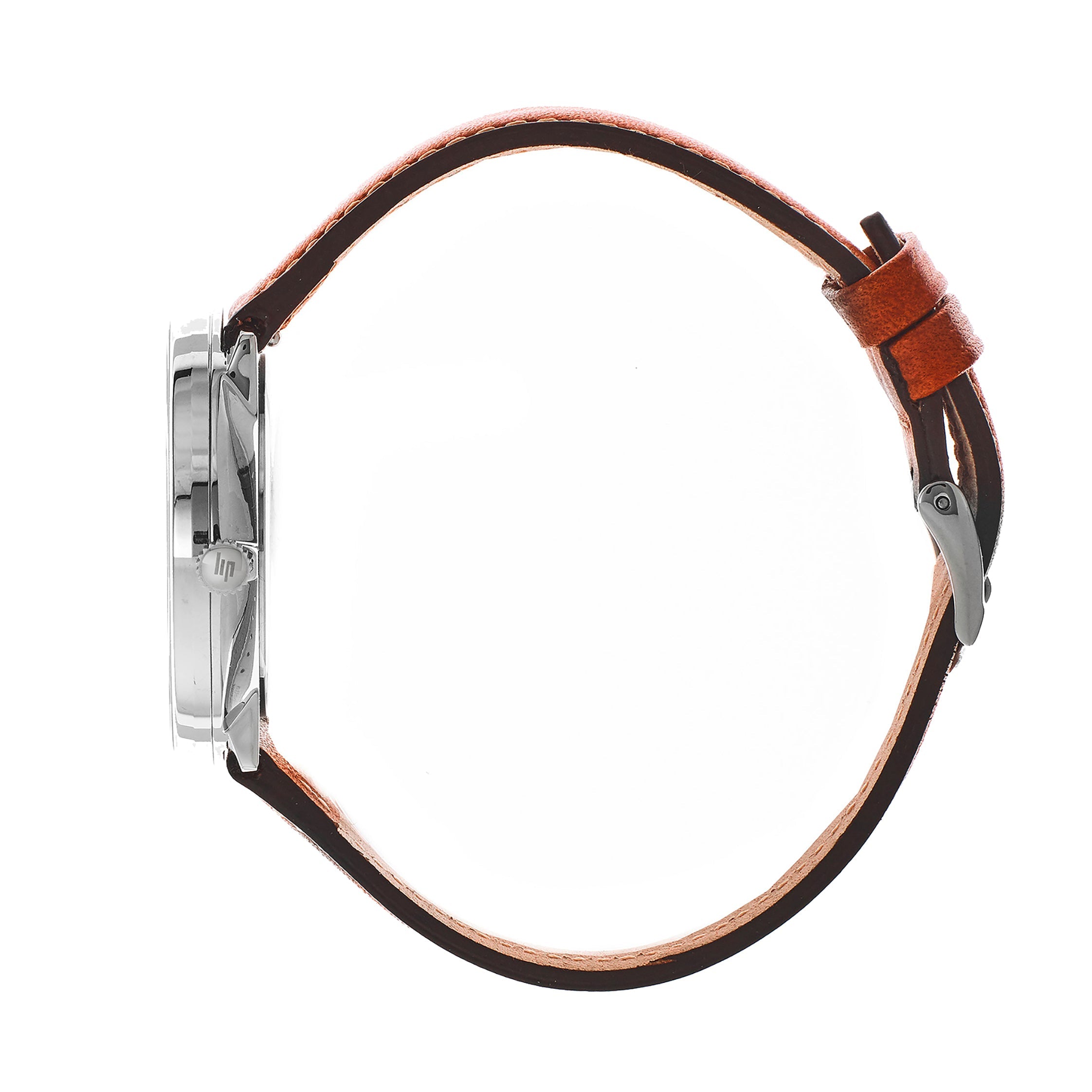 LIP Montre LIP Homme Dauphine en Cuir Marron 671422