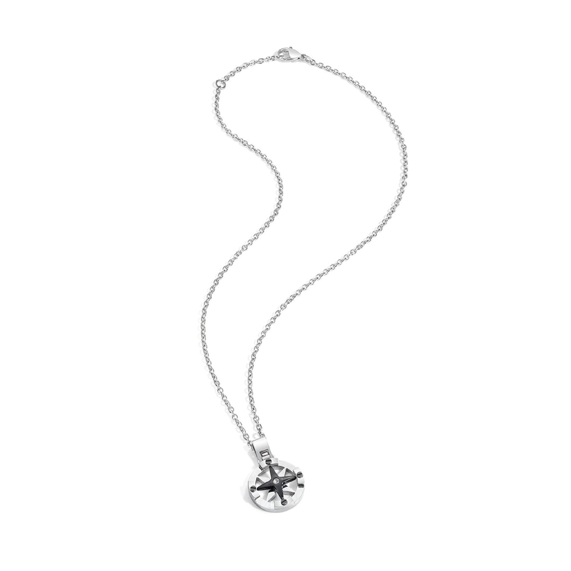 LOTUS BIJOUX Collier LOTUS BIJOUX Homme en Acier SADQ01