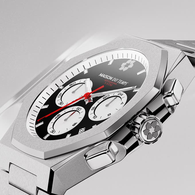 MAISON DU TEMPS Montre MAISON DU TEMPS Homme MTGamma Chronographe en Acier 414-A