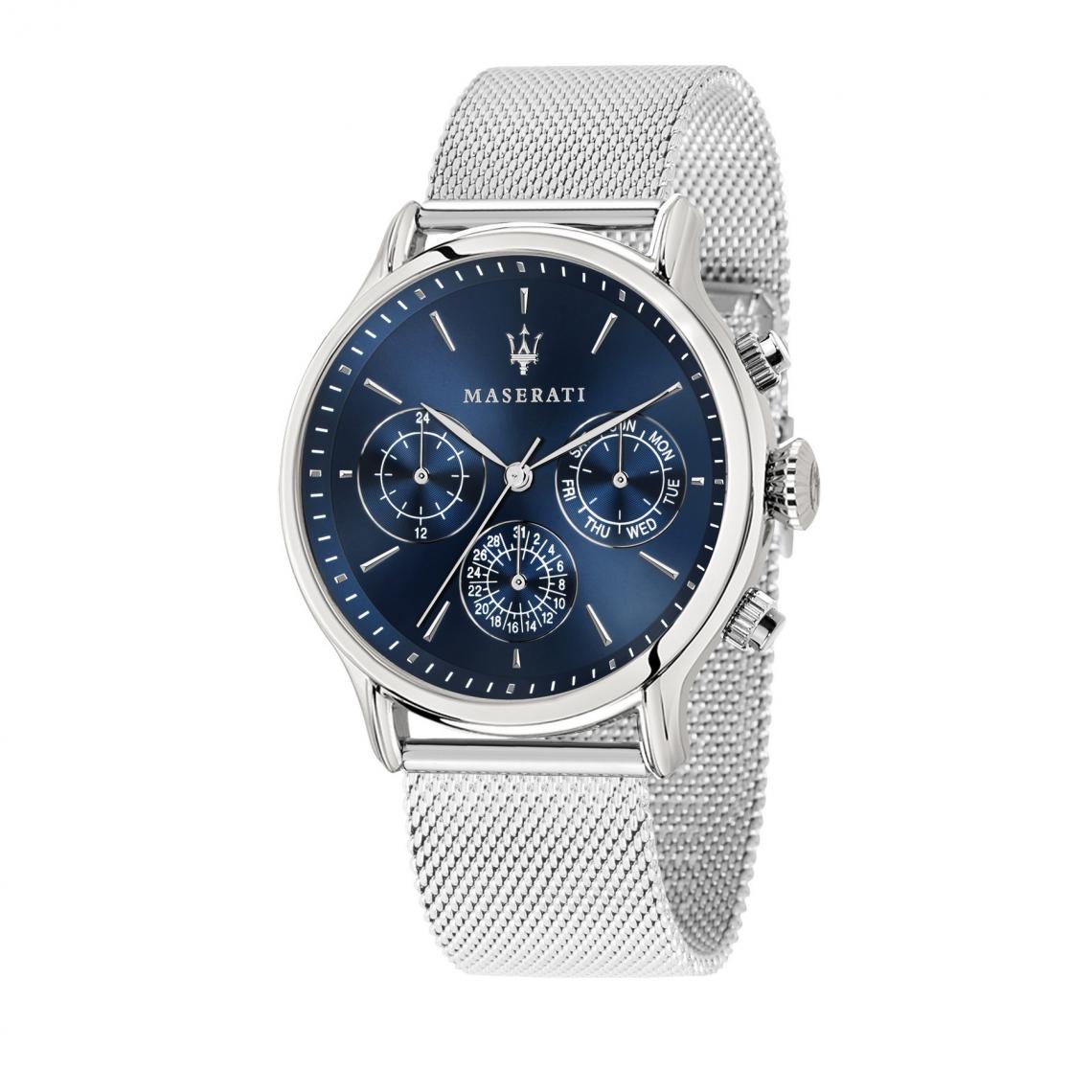 Montre maserati bleu homme hot sale