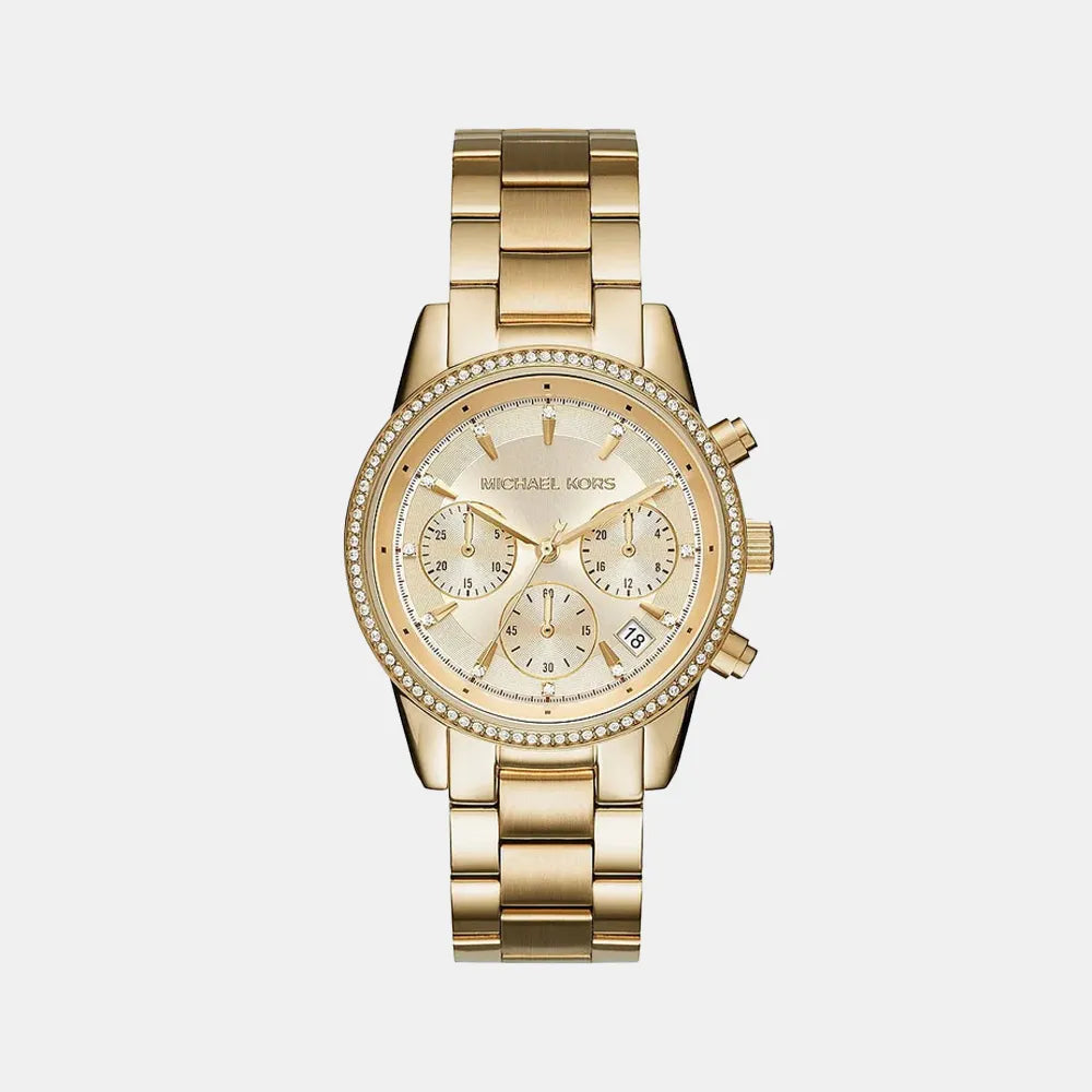 MICHAEL KORS Montre MICHAEL KORS Femme Bryant Chronographe en Acier Doré MK6356