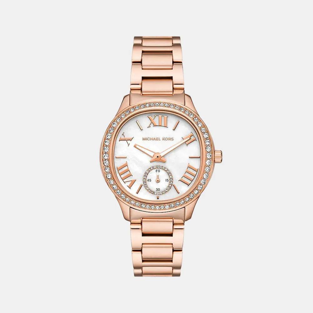 MICHAEL KORS Montre MICHAEL KORS Femme Sage en Acier Doré Rose MK4806