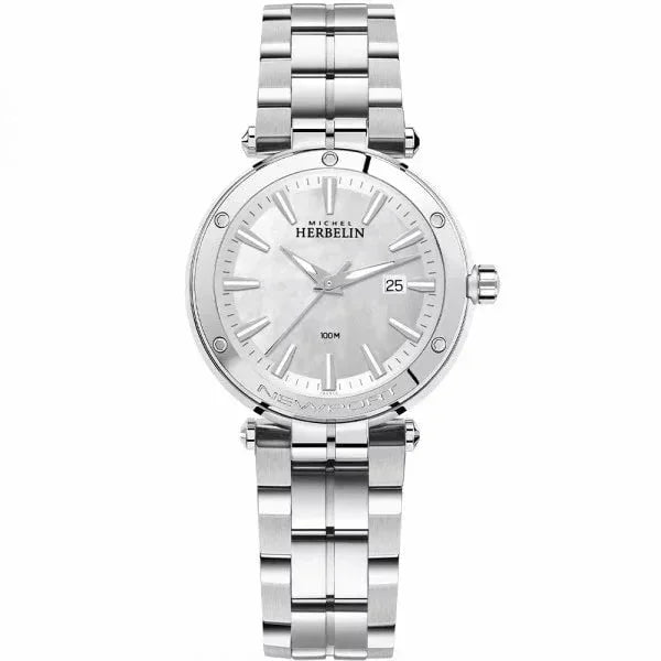 MICHEL HERBELIN Montre HERBELIN Femme Newport en Acier 14288B19