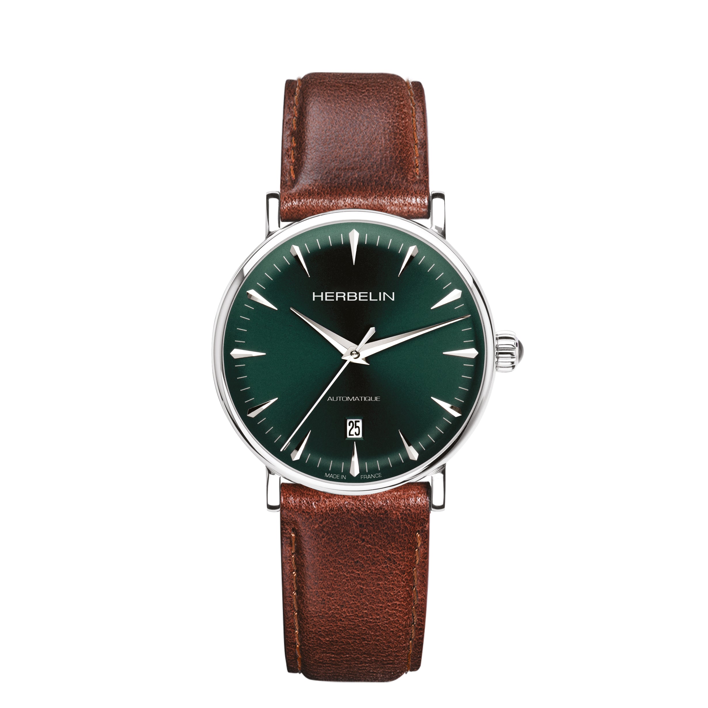 MICHEL HERBELIN Montre HERBELIN Homme Inspiration Automatic en Cuir 1647AP16BR