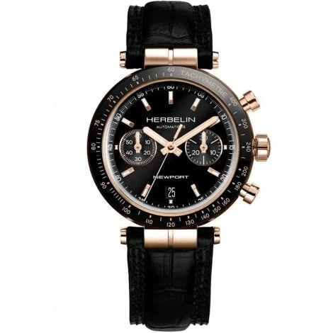MICHEL HERBELIN Montre HERBELIN Homme Newport Automatique Chronographe 256TRCN14