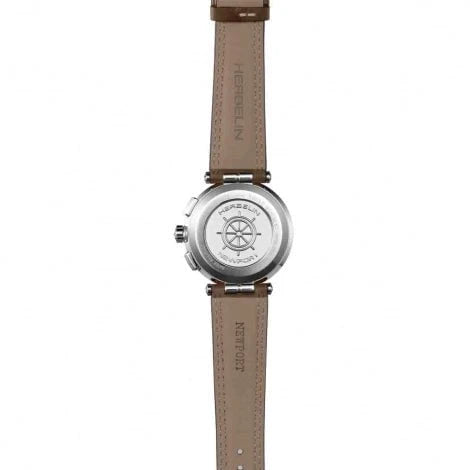 MICHEL HERBELIN Montre HERBELIN Homme Newport Chronographe en Cuir 37658AP42MA