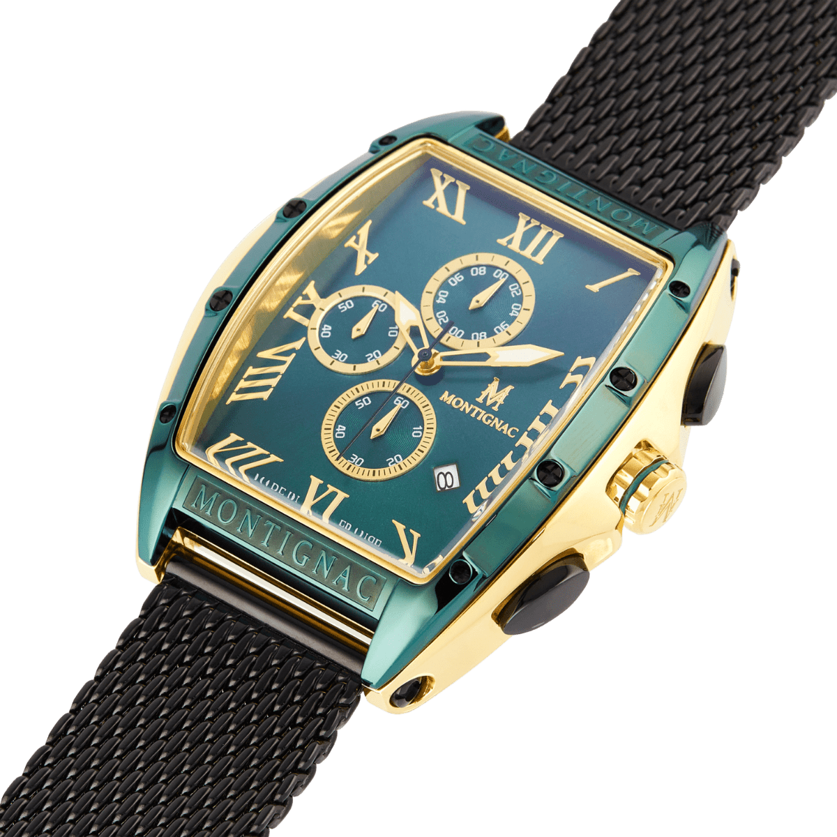 MONTIGNAC Montre MONTIGNAC Automatique Homme en Acier Milanais MOW801