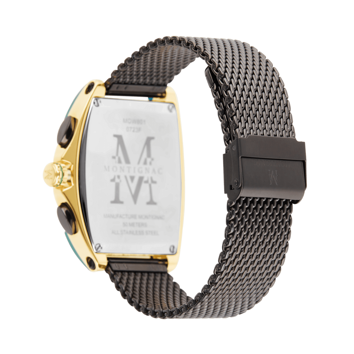 MONTIGNAC Montre MONTIGNAC Automatique Homme en Acier Milanais MOW801