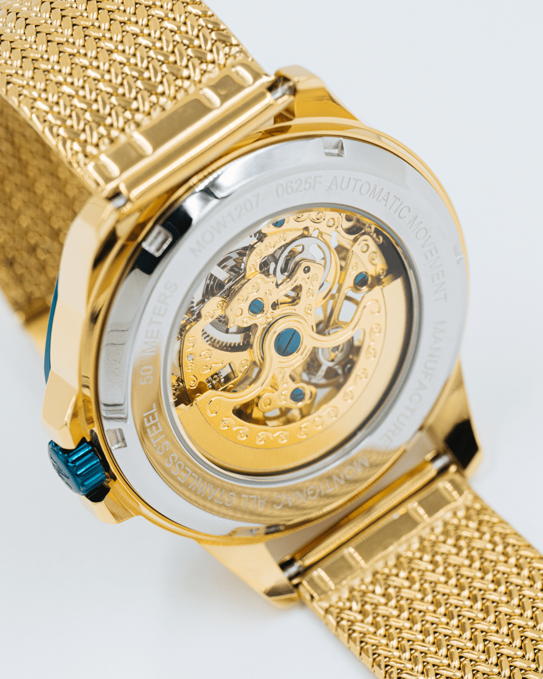 MONTIGNAC Montre MONTIGNAC Homme Automatique en Acier Doré MOW1207