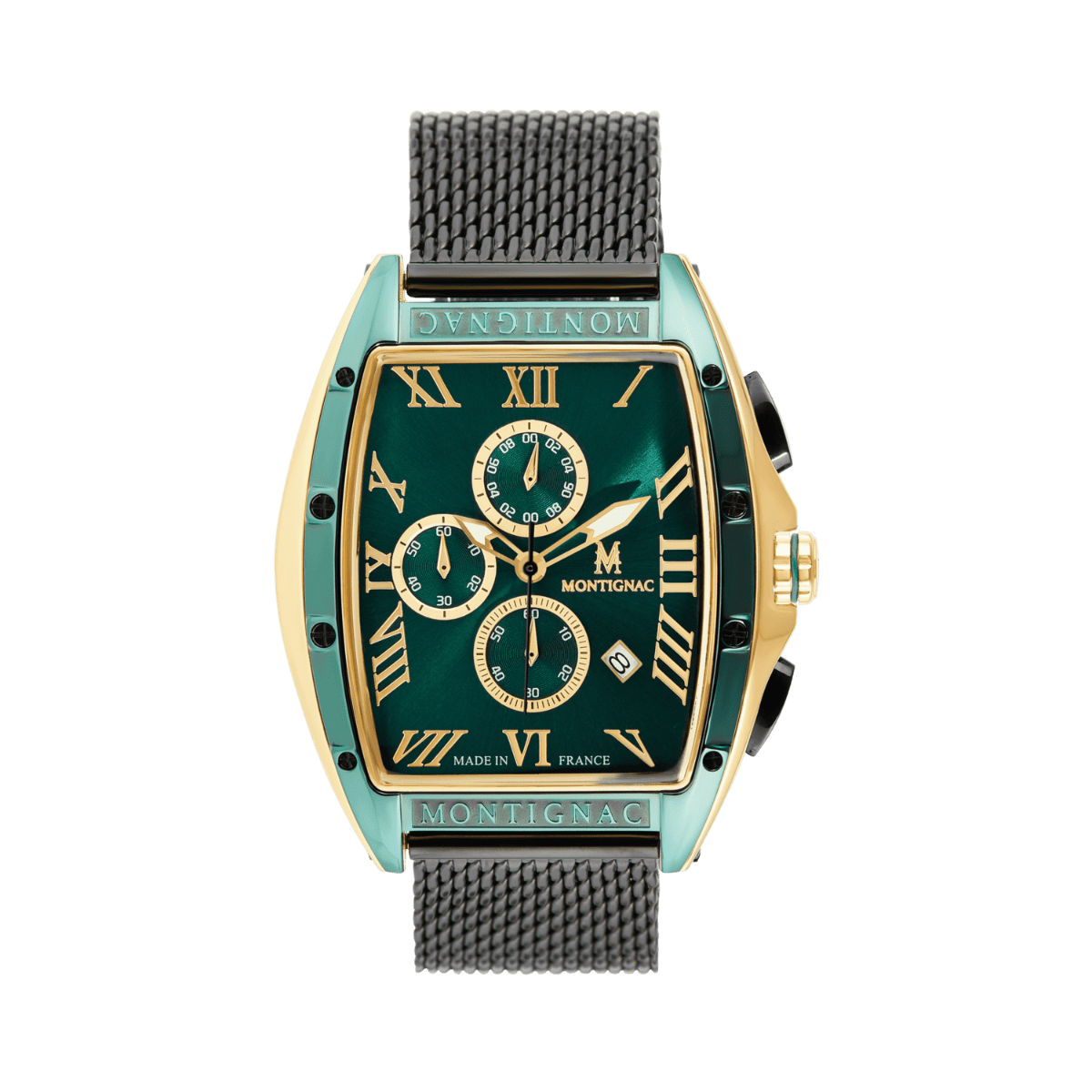 MONTIGNAC Montre MONTIGNAC Homme Automatique en Acier Milanais MOW801