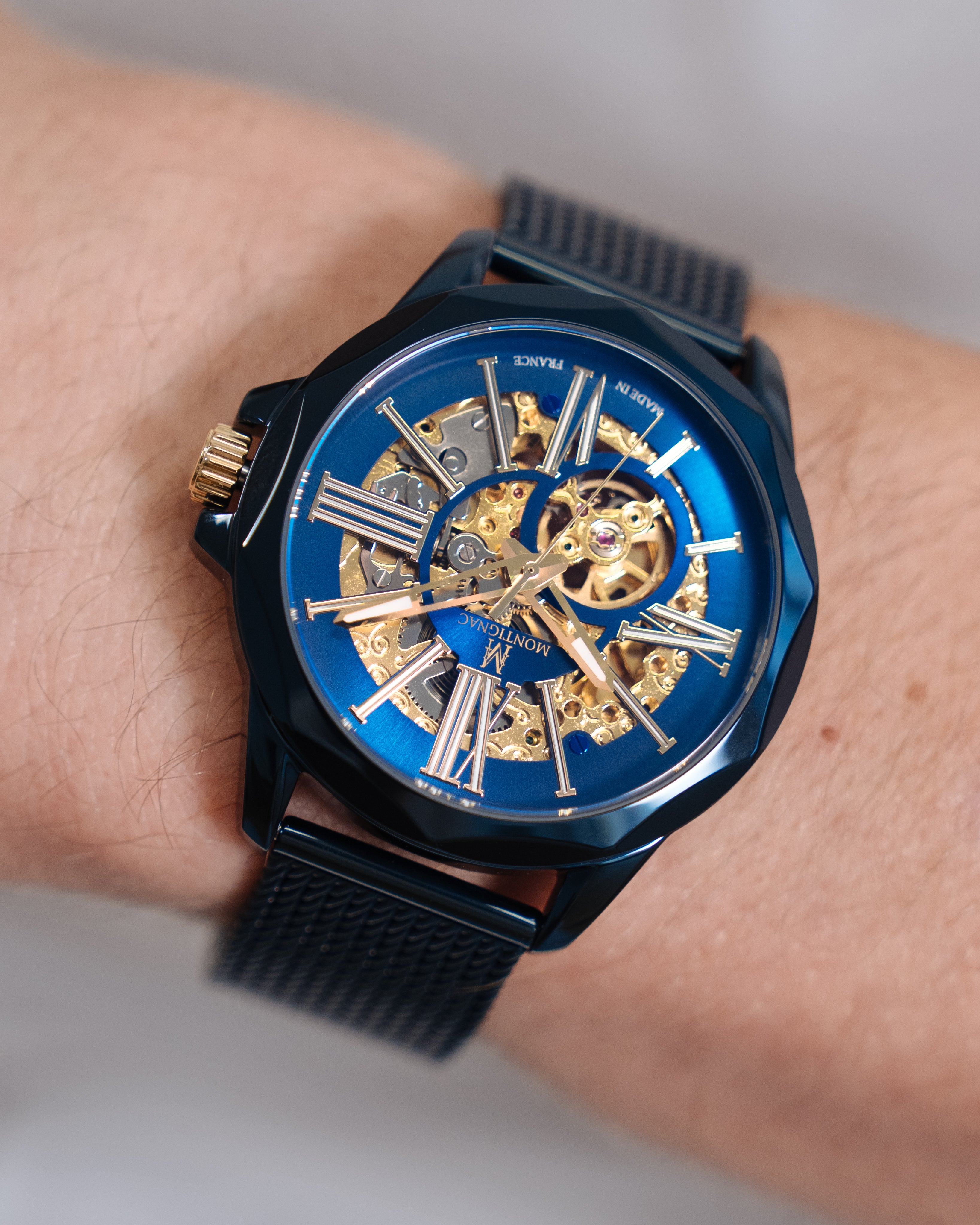 MONTIGNAC Montre MONTIGNAC Homme Automatique en Acier MOW1206