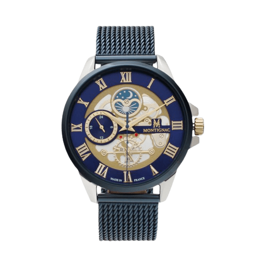 MONTIGNAC Montre MONTIGNAC Homme en Acier Milanais MOW611
