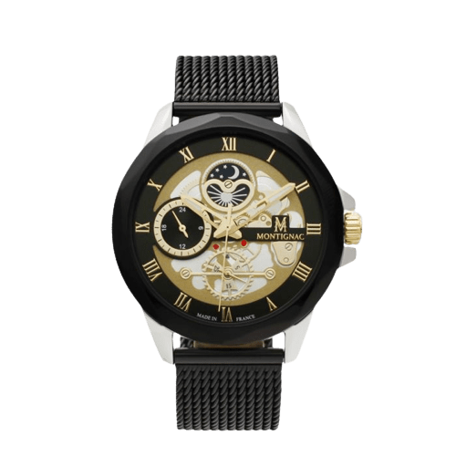 MONTIGNAC Montre MONTIGNAC Homme en Acier Milanais MOW612