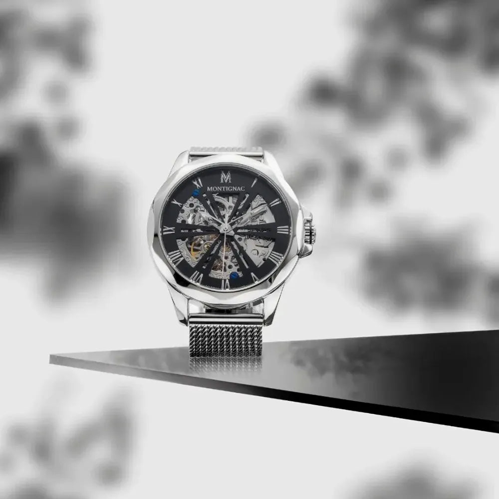 MONTIGNAC Montre MONTIGNAC Origine Homme Automatique en Acier MOW1004