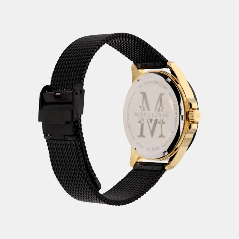 MONTIGNAC Montre MONTIGNAC Origine Homme en Acier Milanais MOW1001