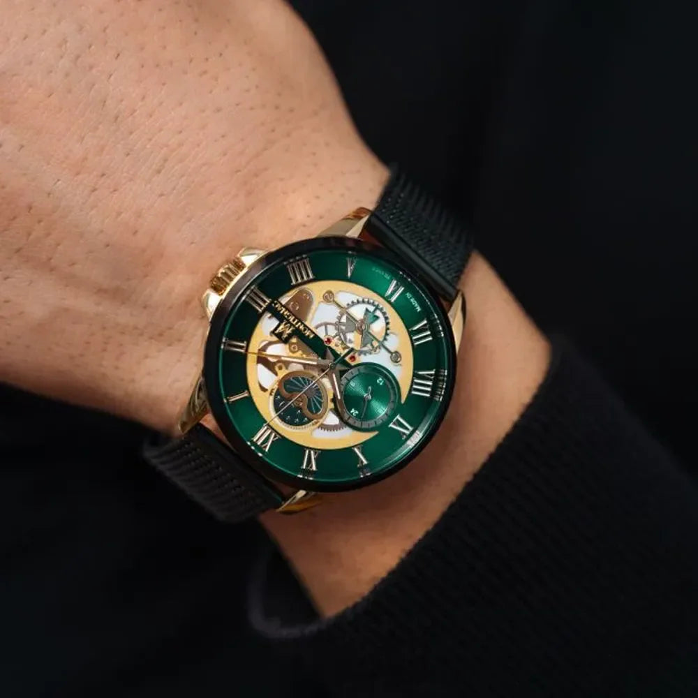 MONTIGNAC Montre MONTIGNAC Origine Homme en Acier Milanais MOW1001