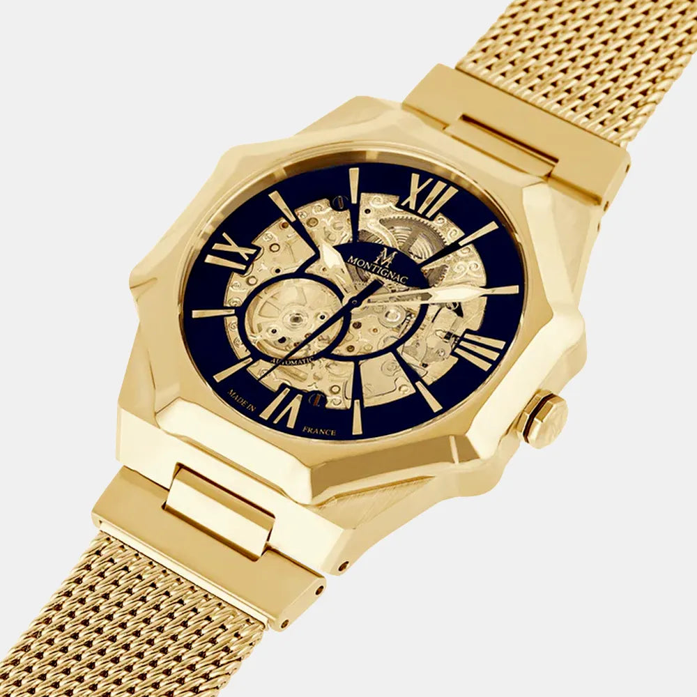 MONTIGNAC Montre MONTIGNAC Sentinel Homme Automatique en Acier MOW807