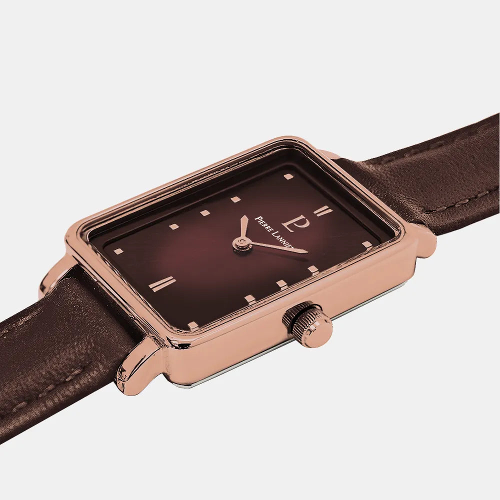 PIERRE LANNIER Montre PIERRE LANNIER Femme Ariane en Cuir Marron 050K984