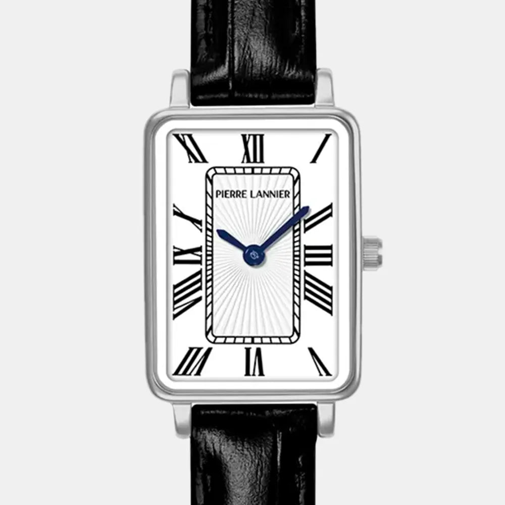 PIERRE LANNIER Montre PIERRE LANNIER Femme ARIANE en Cuir Noir 049D603