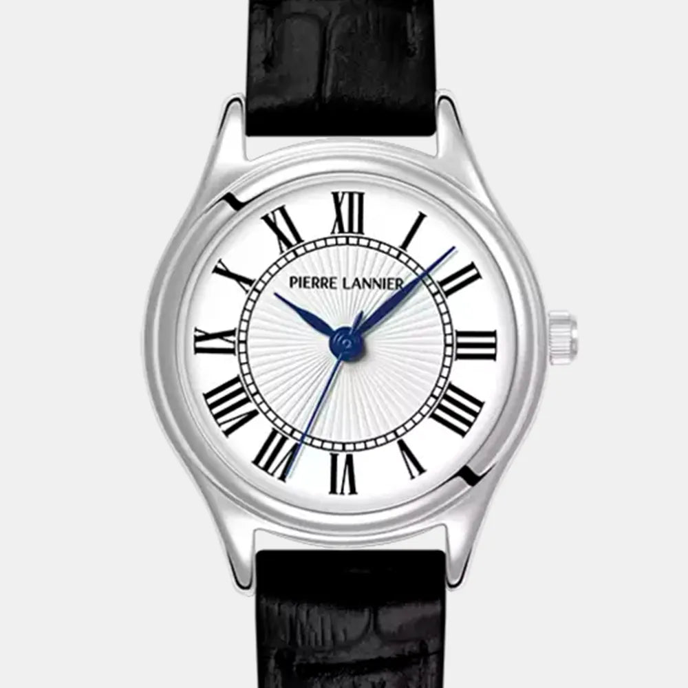PIERRE LANNIER Montre PIERRE LANNIER Femme PYA en Cuir Noir 020L603