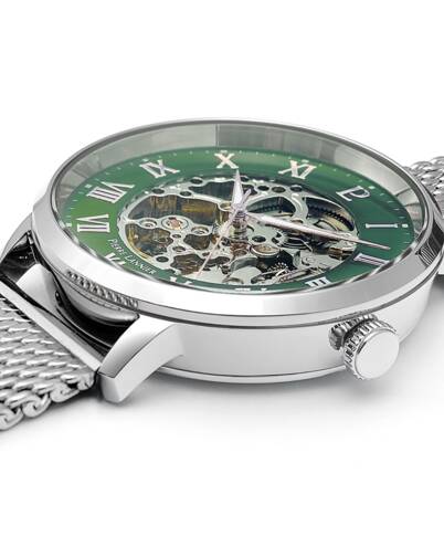 PIERRE LANNIER Montre PIERRE LANNIER Homme Automatic en Acier Milanais 323D171