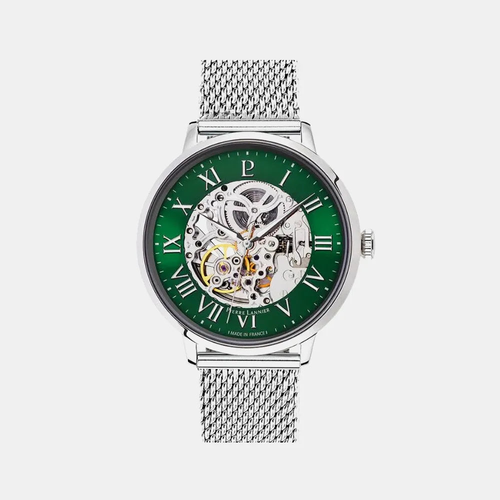 PIERRE LANNIER Montre PIERRE LANNIER Homme Automatic en Acier Milanais 323D171